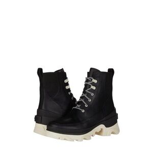 Sorel Brex Black Chalk Lace Up Waterproof Winter Boots Size‎ 6